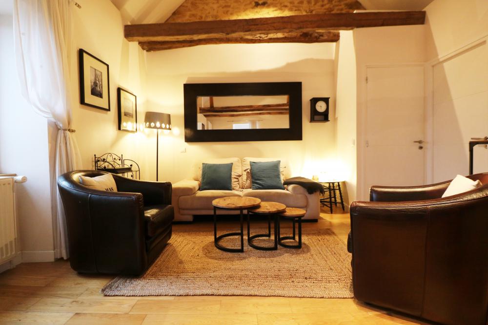 Le Cottage : l'espace salon 