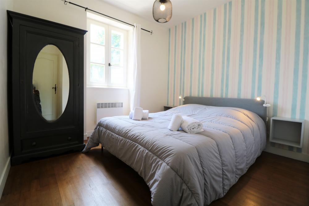 La chambre double du rez de terrasse 
