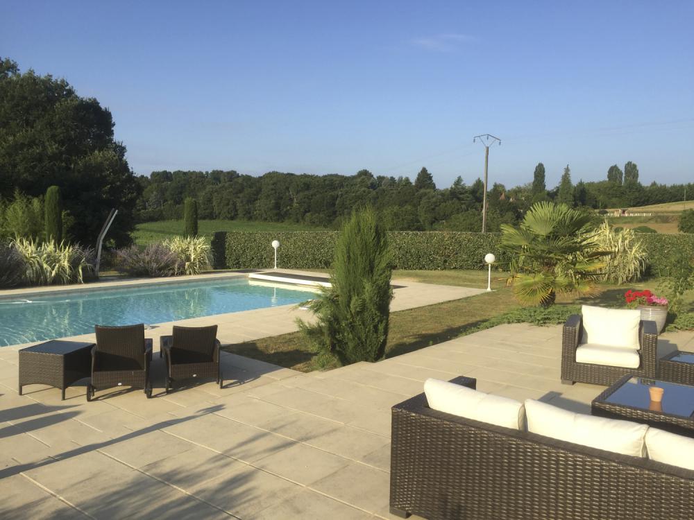 La terrasse et piscine