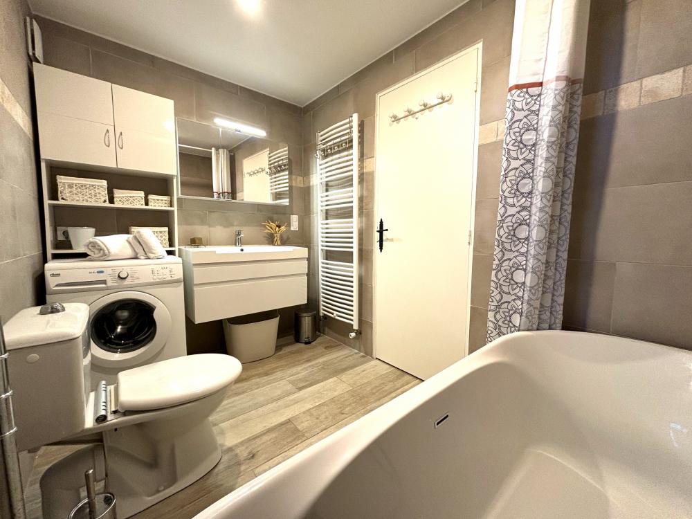 la salle de bain attenante 