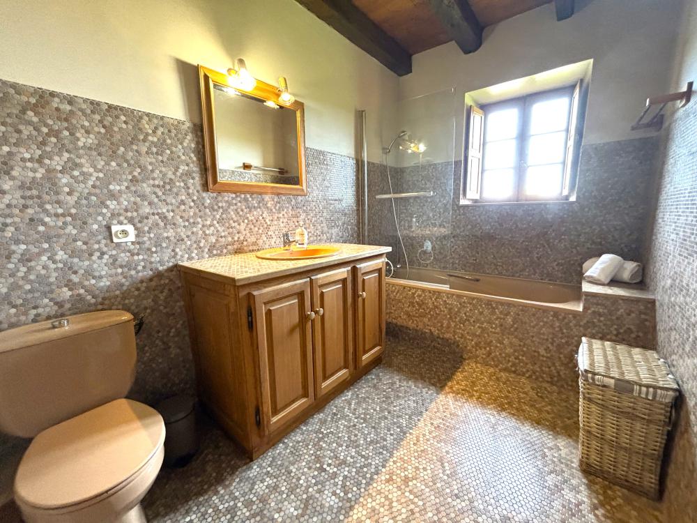 la salle de bain attenante 