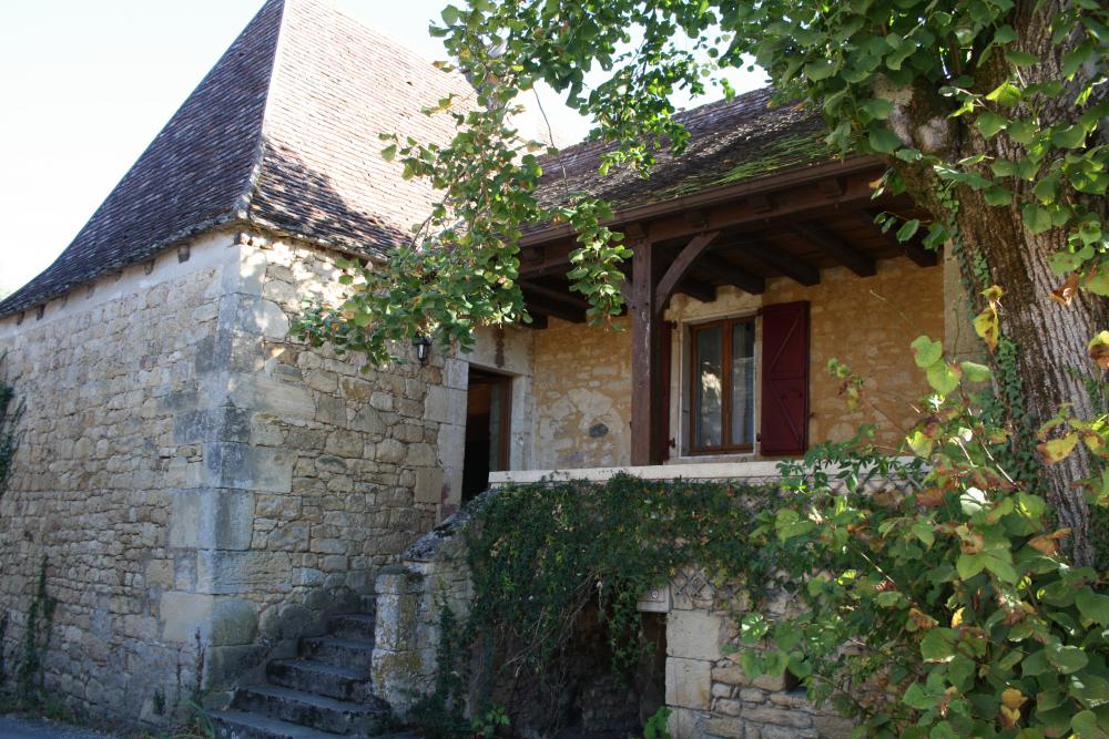 La maison vue de la route