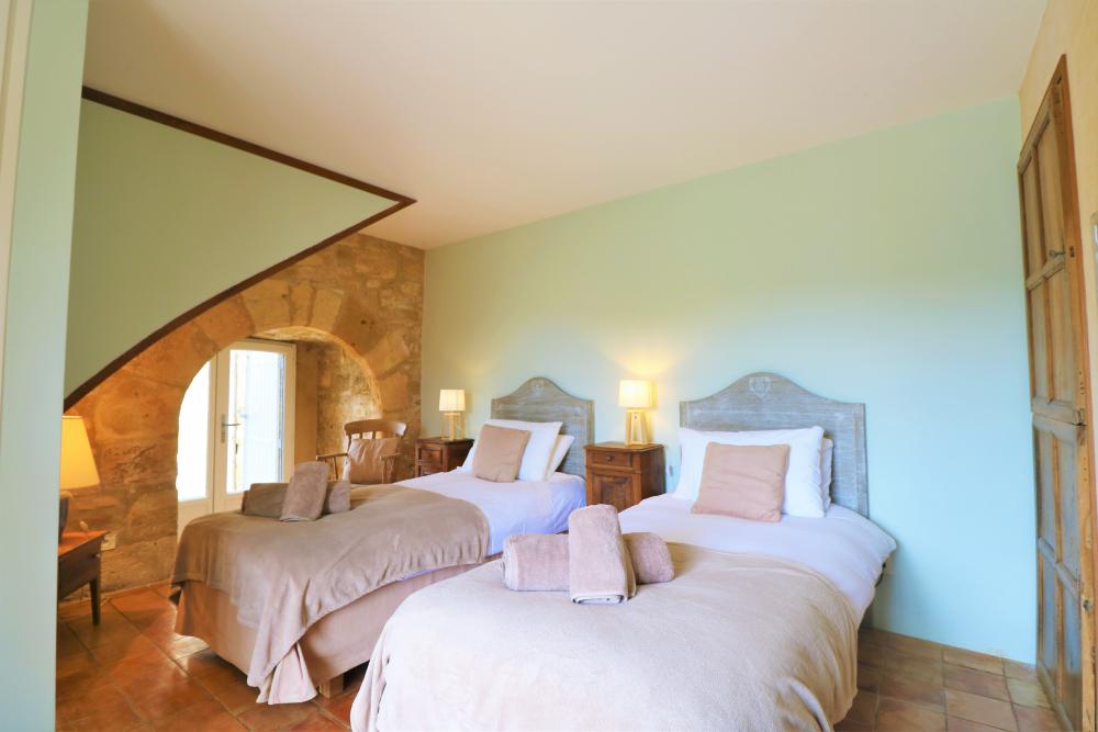 La Chambre double en rez de jardin 