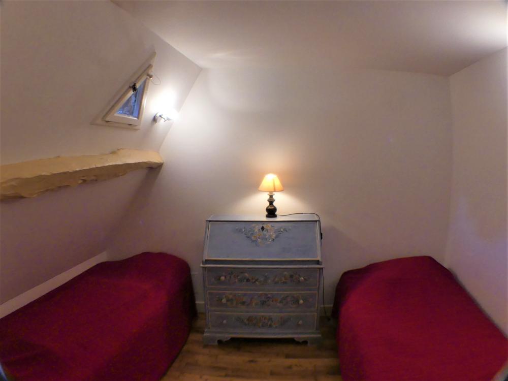 le Couleyrie : la chambre avec 2 lits simples