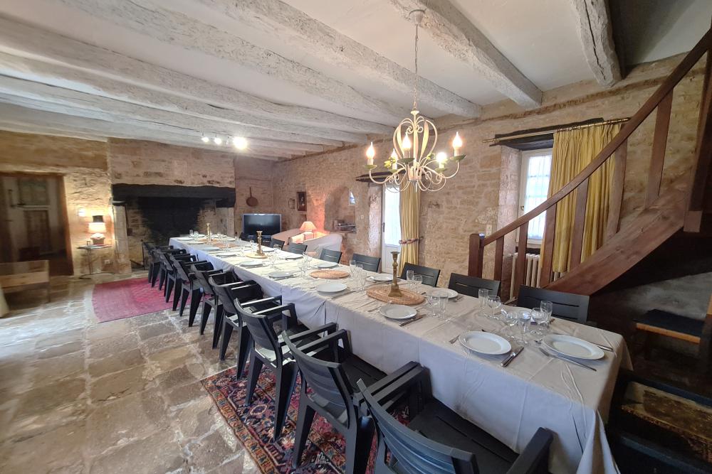 En hiver - salle à manger de la Fermette