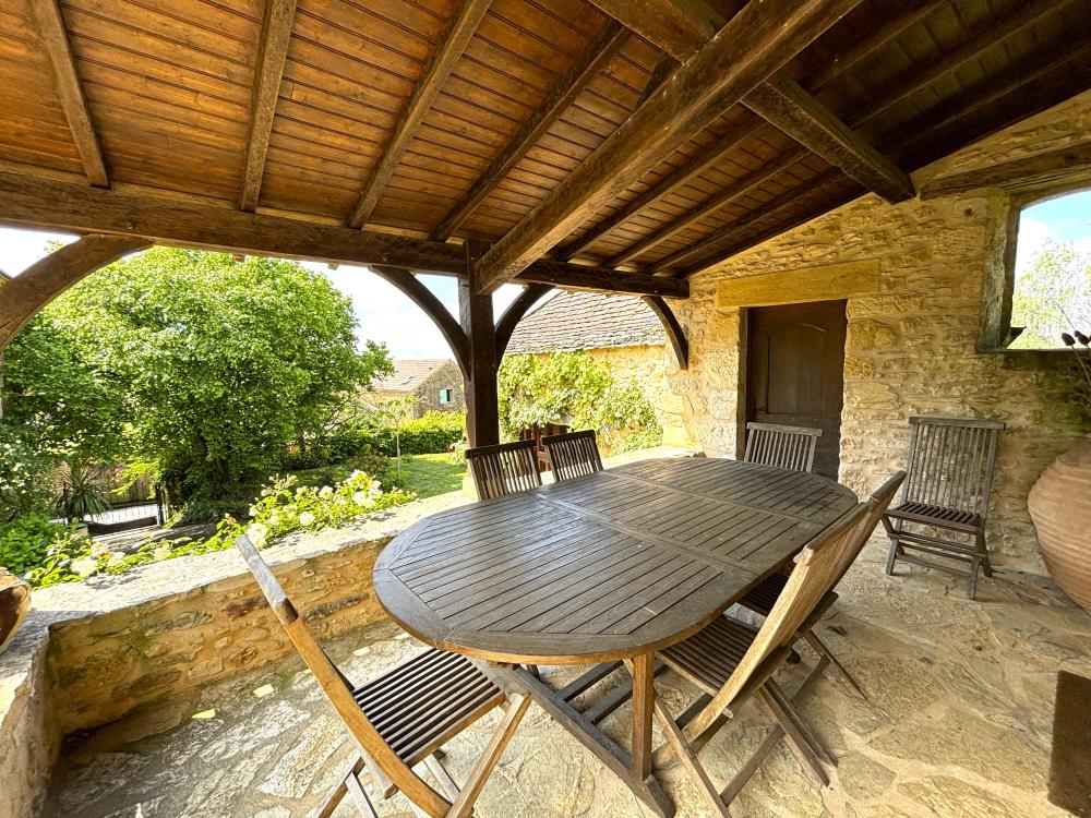 La Maison : la terrasse couverte 