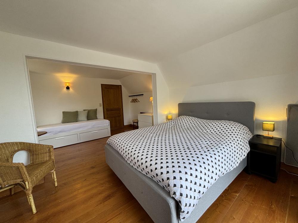 La chambre principale au 1er étage 