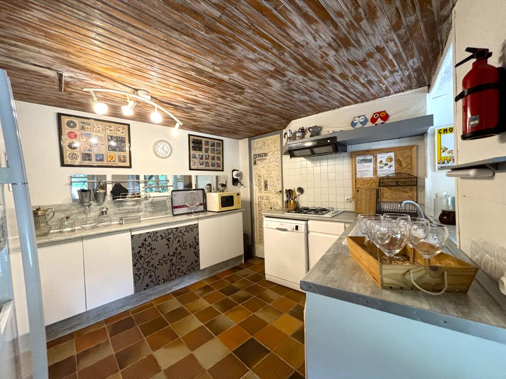 La cuisine parfaitement équipée 