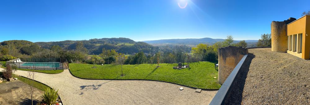 Vue panoramique sur la vallée 