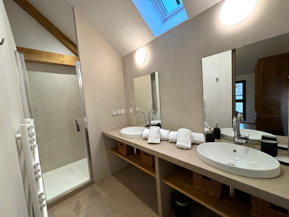 Les Oies - la 5ème chambre double & sa sdb en suite