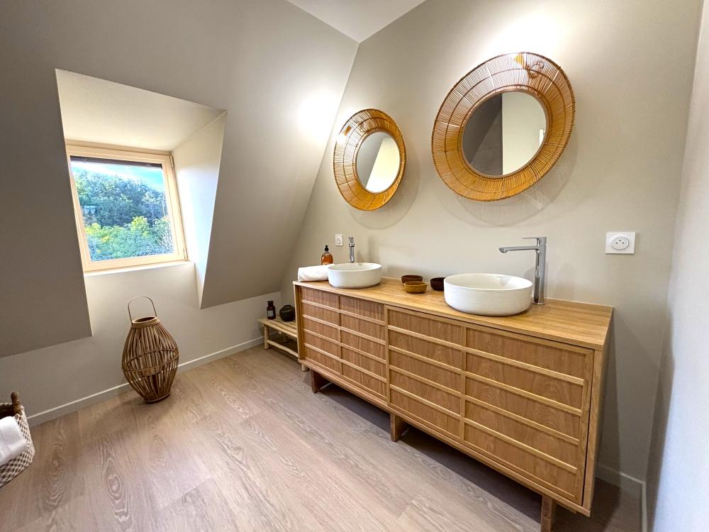 La salle d'eau en -suite 