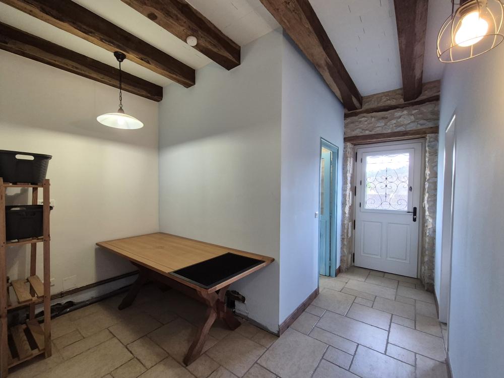 un espace buanderie