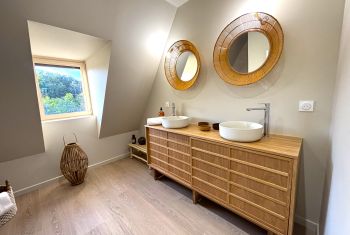 La salle d'eau en -suite 